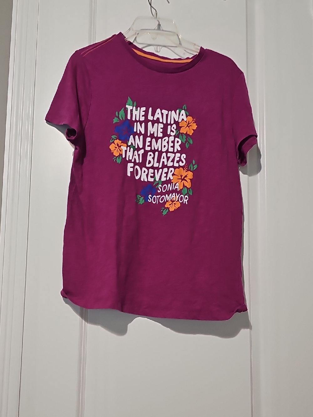 Purple Graphic Tee - 'The Latina in Me'